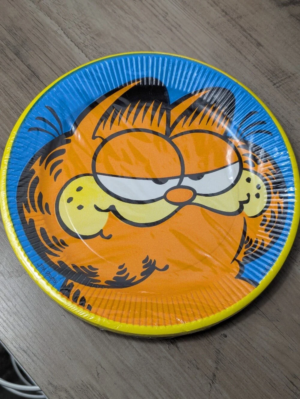 Garfield Party Plates - vintage Dead stock